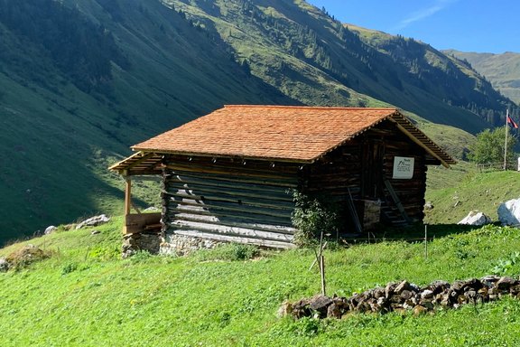 Dachbau und Schindeln für das Dach